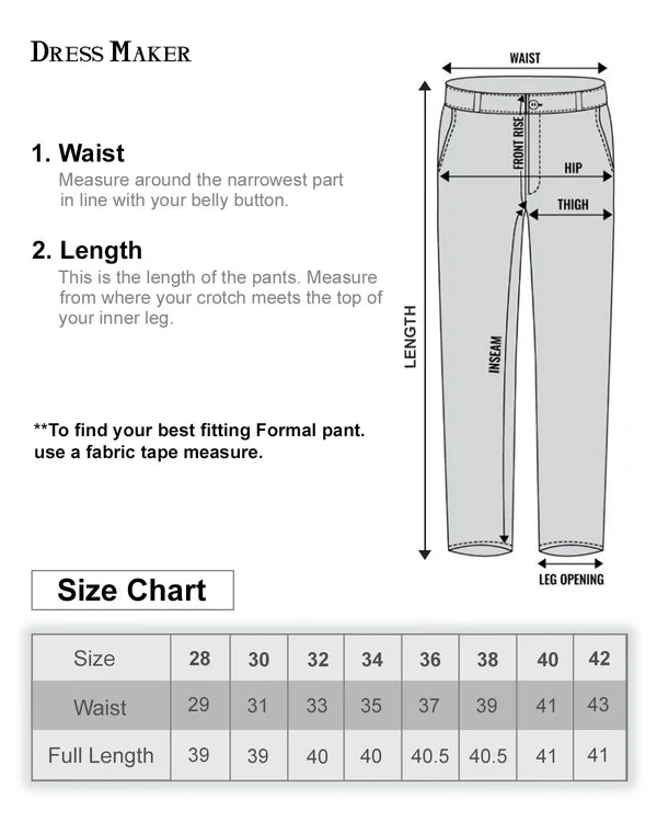 Men's Formal Pant- Navy